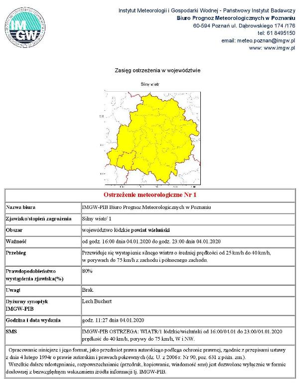 2020 01 04 ostrzezenie meteorologiczne