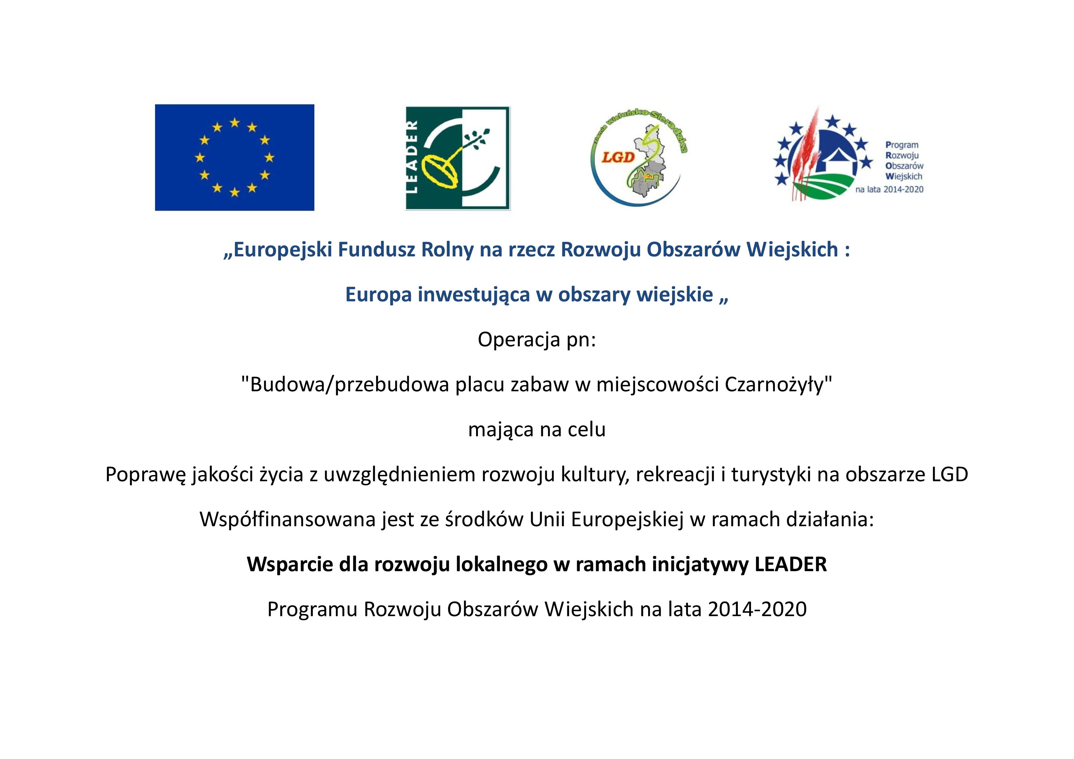 Plac zabaw tablica promocyjna