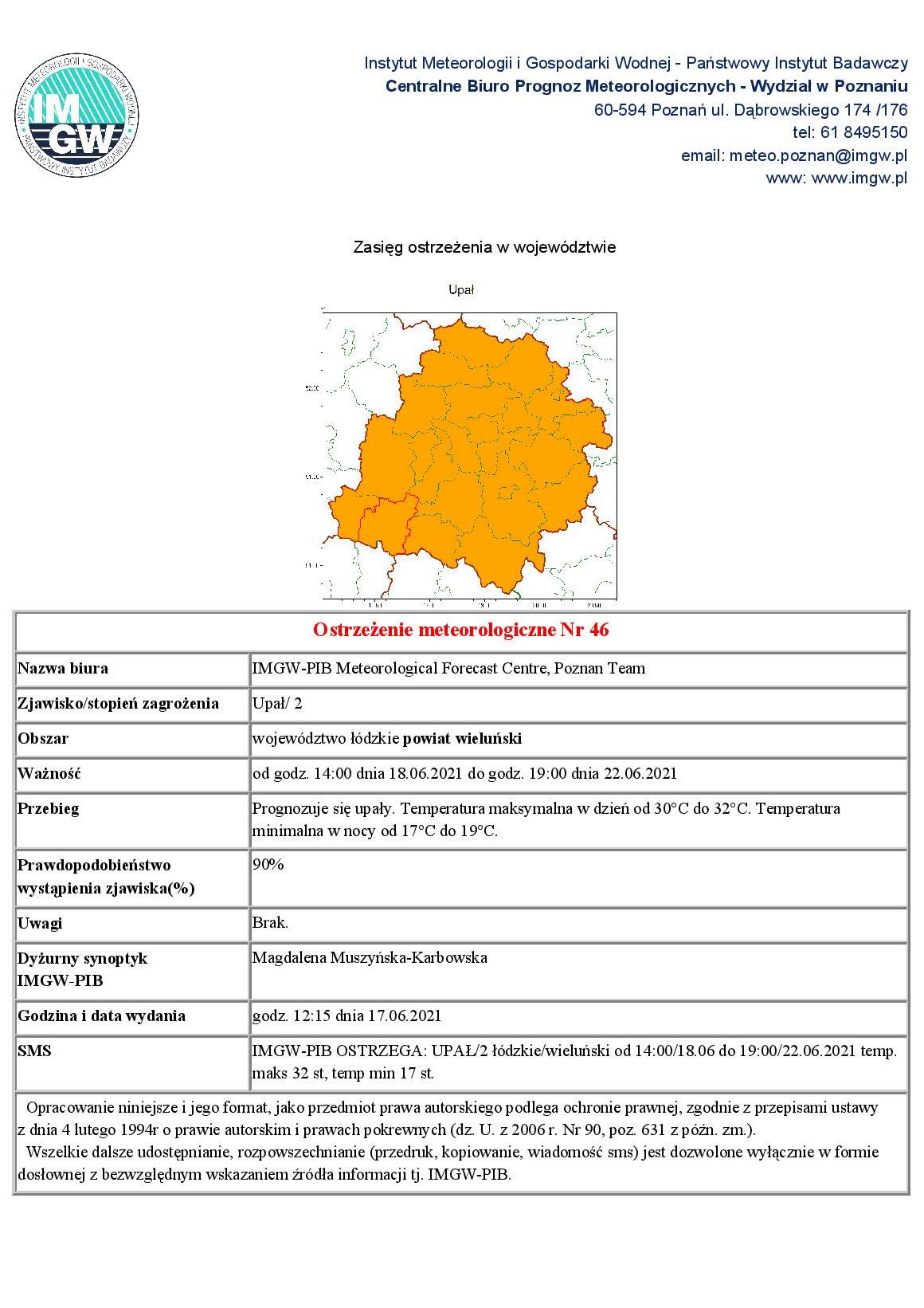 2021 06 17 ostrzezenie meteo