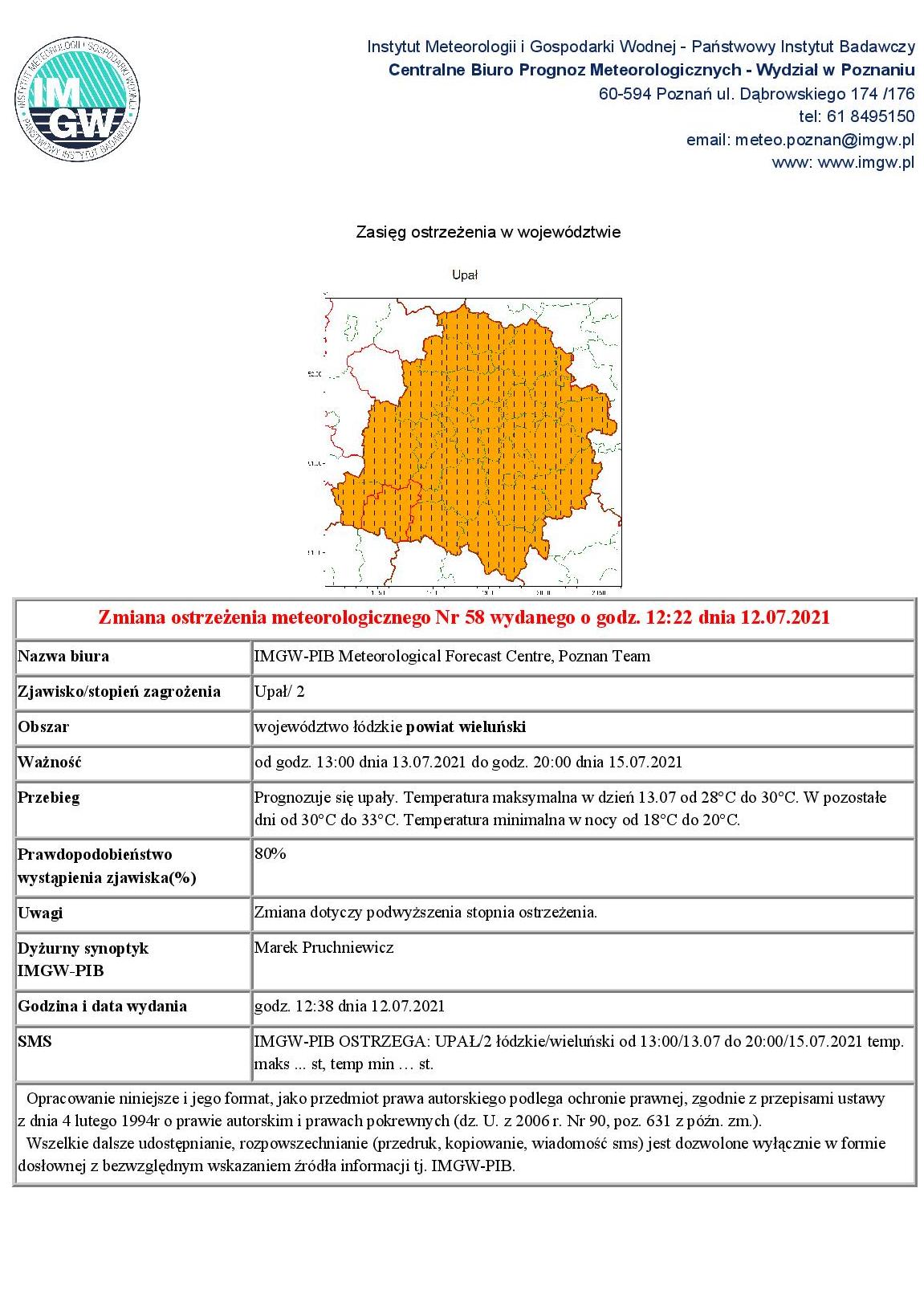 2021 07 12 ostrzezenie meteo