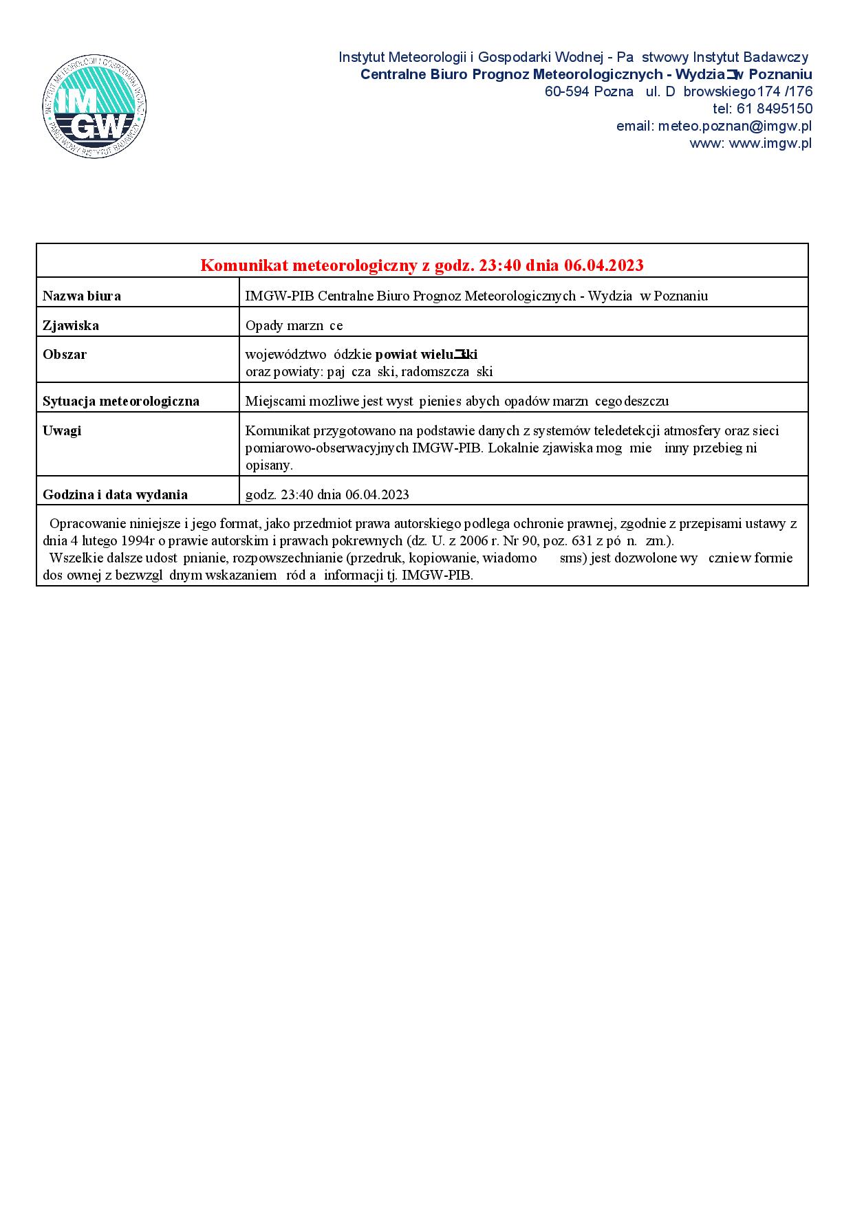2023 04 12 ostrzezenie meteo 2