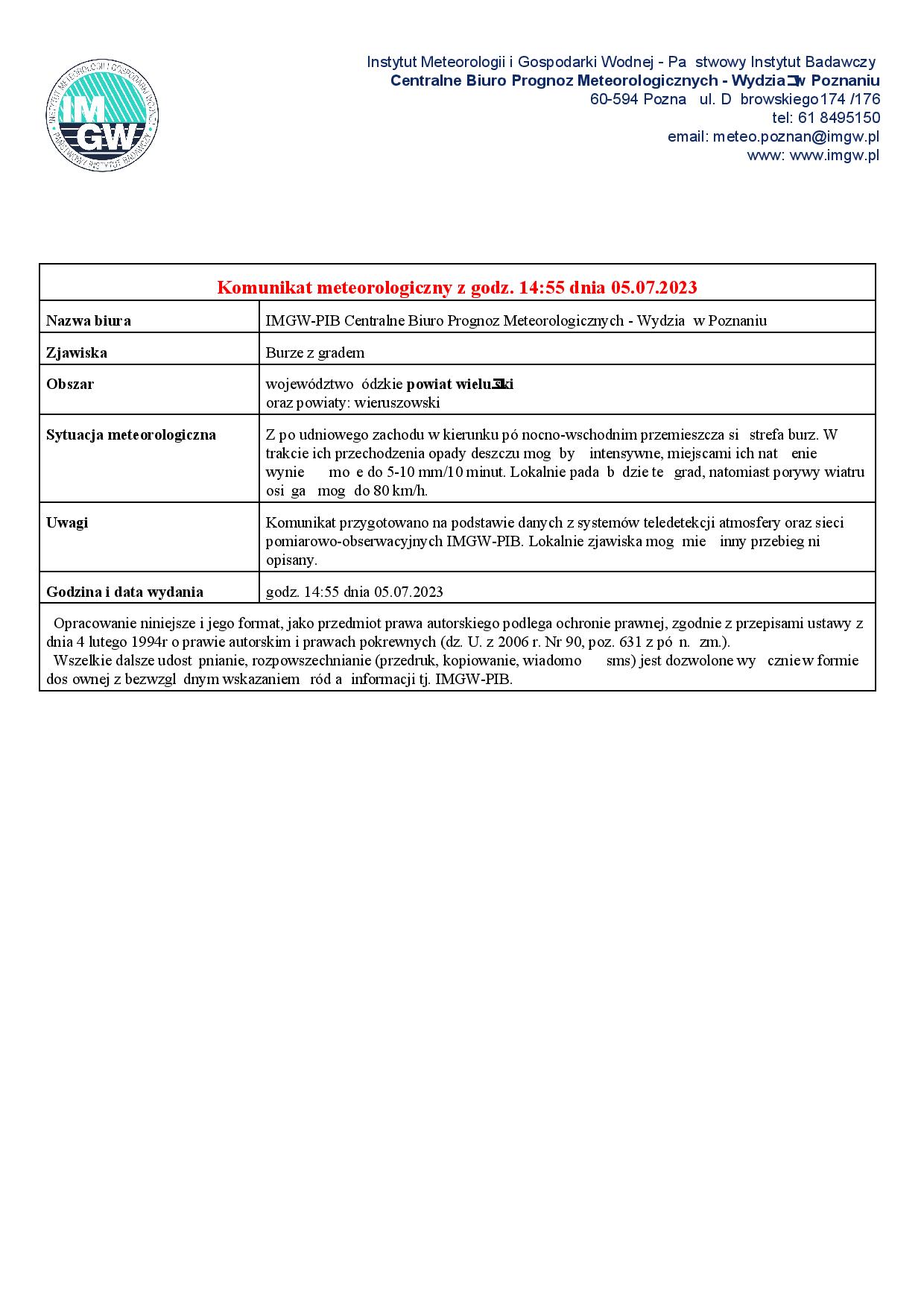 20230705 ostrzezenie meteo