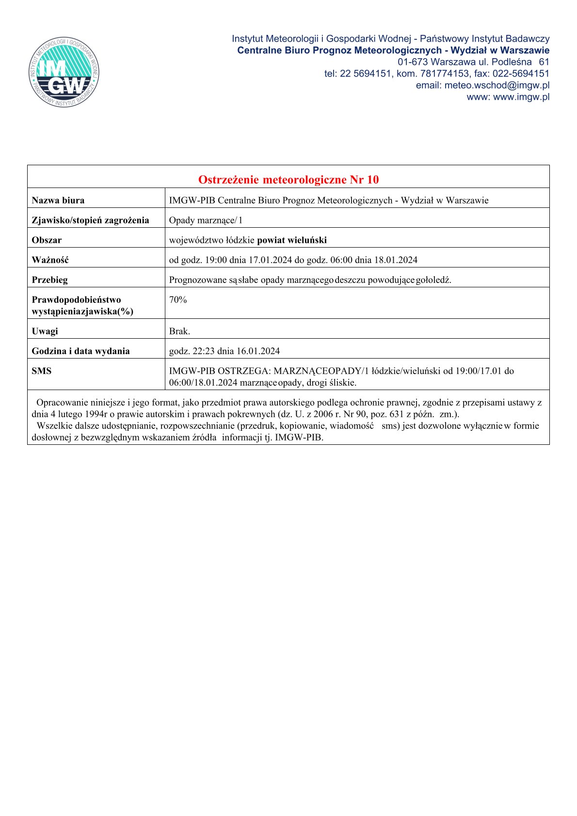 20240117 ostrzeżenie meteo