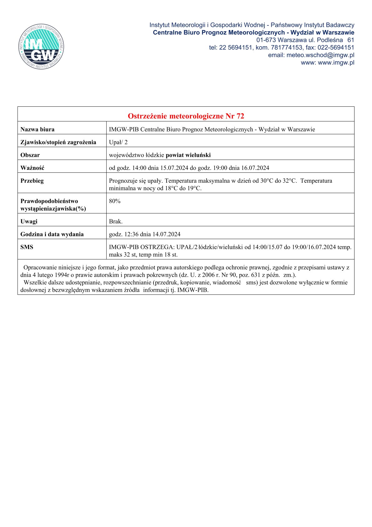 20240715 ostrzeżenie meteo