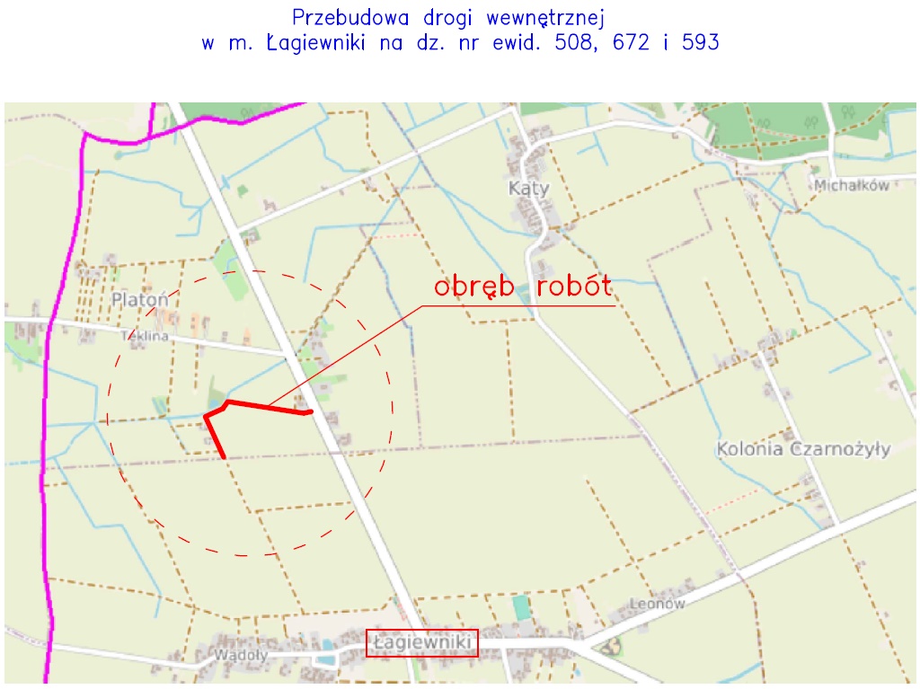 20250605 przebudowa drogi jesionowa projekt