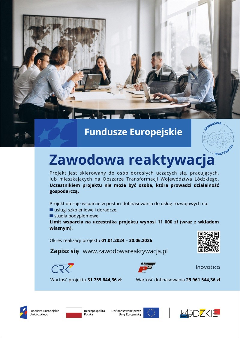 20251012 zawodowa reaktywacja plakat