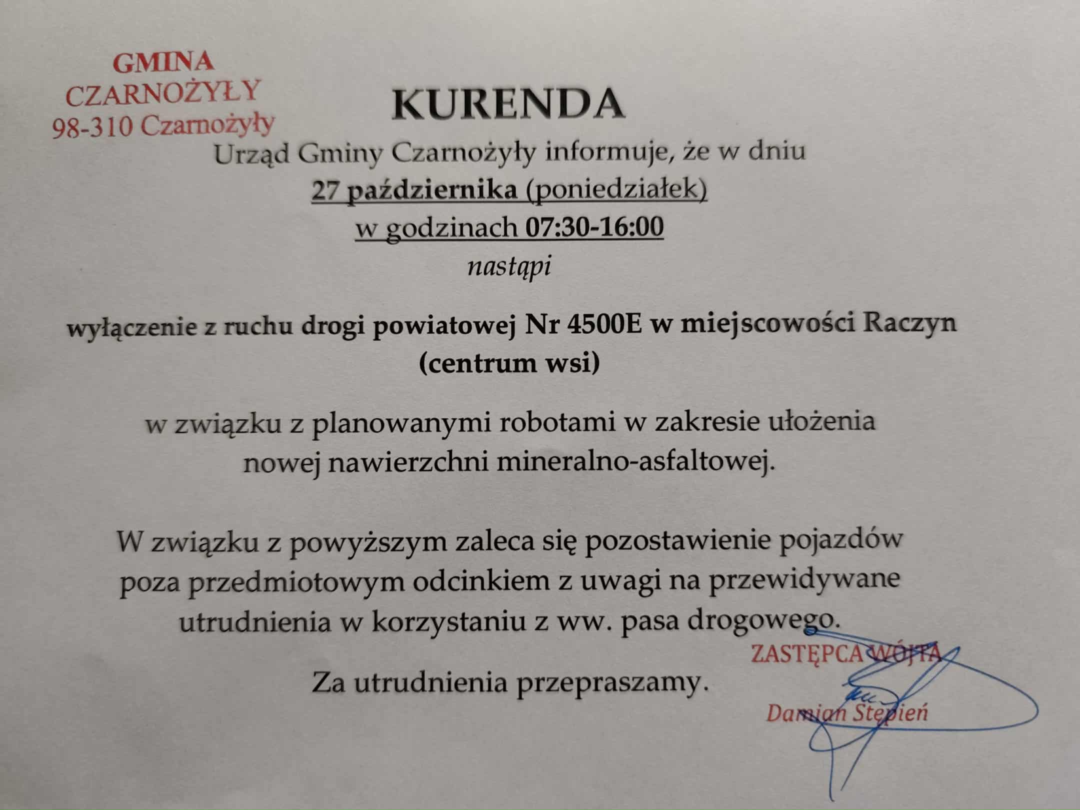 20251026 kurenda raczyn