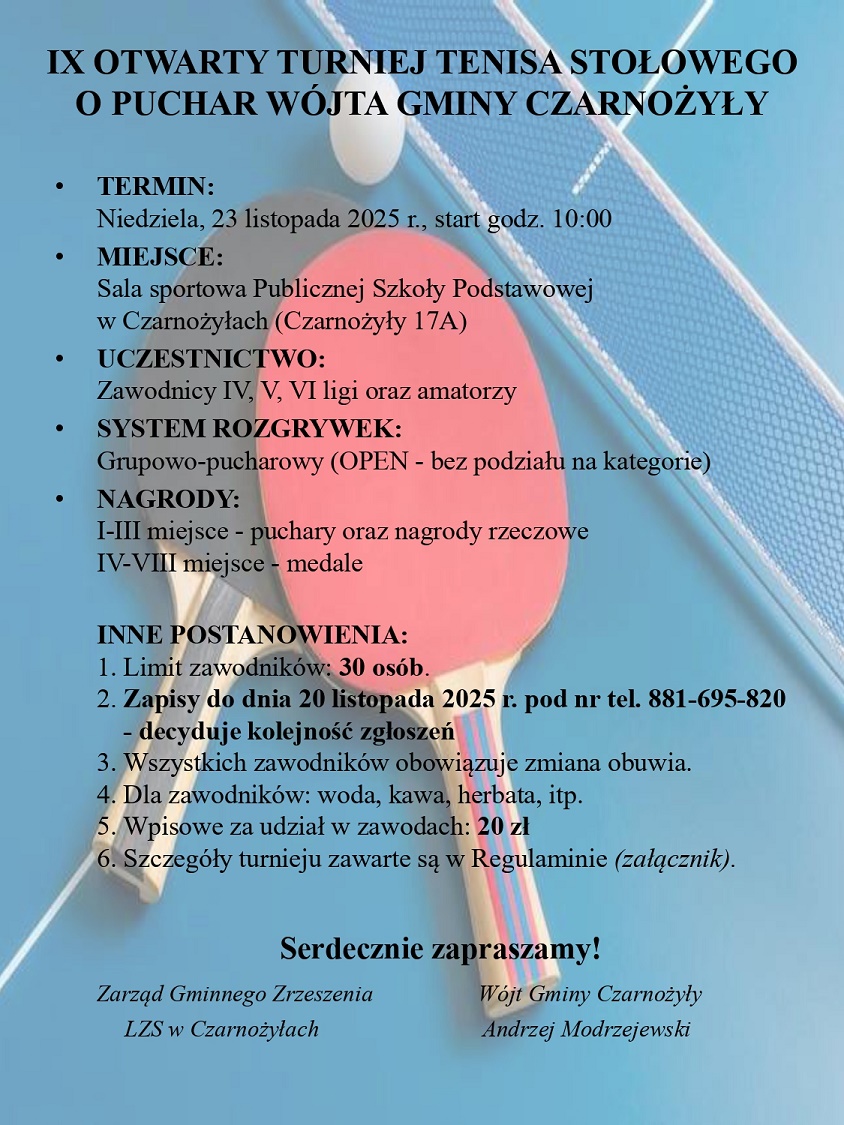 20251117 IX Otwarty Turniej Tenisa