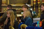 Czarnożylska Orkiestra Dęta w kościele w Czarnożyłach 2016
