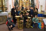 Czarnożylska Orkiestra Dęta w kościele w Czarnożyłach 2016