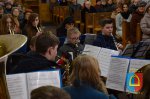 Czarnożylska Orkiestra Dęta w kościele w Czarnożyłach 2016