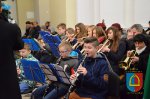 Czarnożylska Orkiestra Dęta w kościele w Czarnożyłach 2016