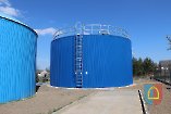 Magazyn wody na stacji uzdatniania wody w Czarnożyłach