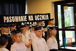 Pasowanie pierwszoklasistów w Czarnożyłach 2024 r.