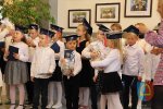 Pasowanie uczniów klas pierwszych Szkoły Podstawowej w Czarnożyłach 2021 r.