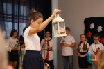 Patriotyczna inscenizacja uczniów szkoły w Łagiewnikach 2021 r.