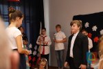Patriotyczna inscenizacja uczniów szkoły w Łagiewnikach 2021 r.