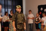 Patriotyczna inscenizacja uczniów szkoły w Łagiewnikach 2021 r.