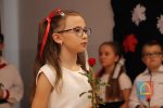 Patriotyczna inscenizacja uczniów szkoły w Łagiewnikach 2021 r.