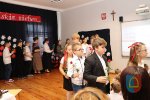 Patriotyczna inscenizacja uczniów szkoły w Łagiewnikach 2021 r.