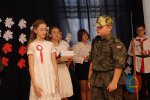 Patriotyczna inscenizacja uczniów szkoły w Łagiewnikach 2021 r.