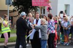Pielgrzymi z Włocławka w Gminie Czarnożyły 2021 r.
