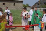 Poświęcenie placu zabaw w Gromadzicach