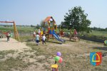Poświęcenie placu zabaw w Gromadzicach