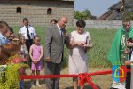 Poświęcenie placu zabaw w Gromadzicach