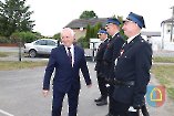 Przekazanie i poświęcenie sztandaru dla Ochotniczej Straży Pożarnej w Stawie 2025 r.