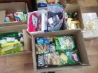 Świąteczna paczka w szkole podstawowej w Wydrzynie