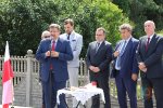 Uroczyste zakończenie przebudowy drogi powiatowej w Leniszkach 2021 r.