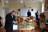 Wizyta Łódzkiego Kuratora Oświaty w placówkach w Gminie Czarnożyły